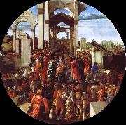 Sandro Botticelli The adoration of the Konige oil on canvas